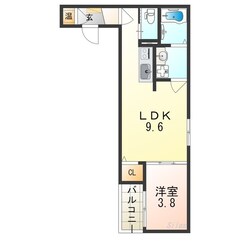 住ノ江駅 徒歩3分 3階の物件間取画像